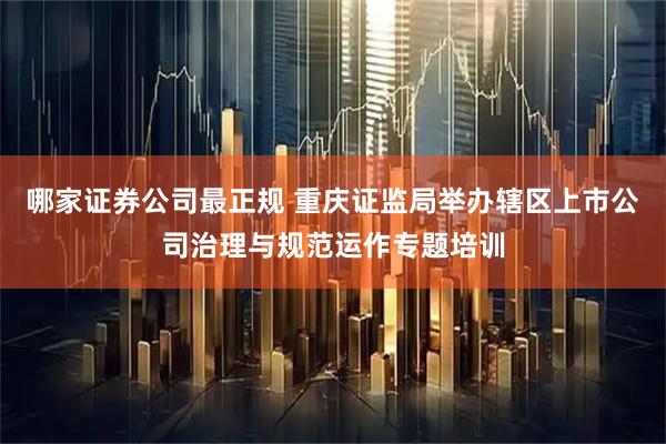 哪家证券公司最正规 重庆证监局举办辖区上市公司治理与规范运作专题培训